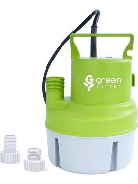 Portable 1/6 HP Submersible Water Pump for Flooded Basement, Pool & Yard